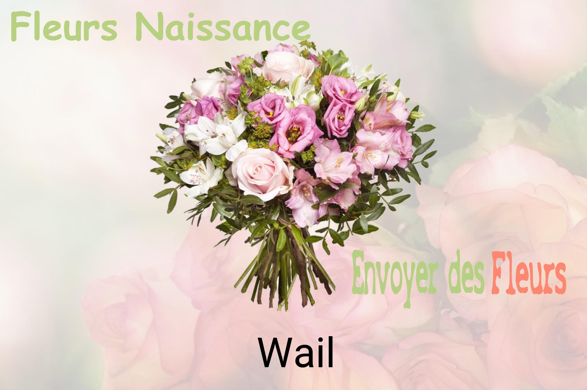 Bouquet de fleurs de naissance livré à Wail